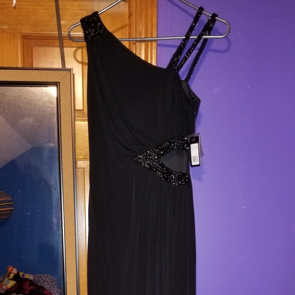 Black formal dress